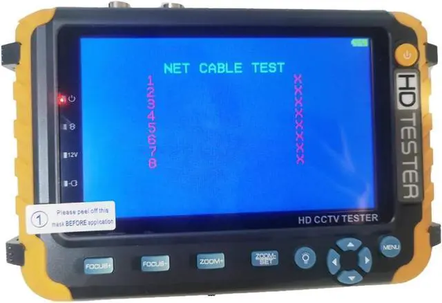 Alt view image 5 of 6 - CCTV Tester, AHD Monitor CCTV Tester CVBS Analog HD Coxial 8mp Cvi Ahd Tvi Camera Video Signal Testing CCTV 8w