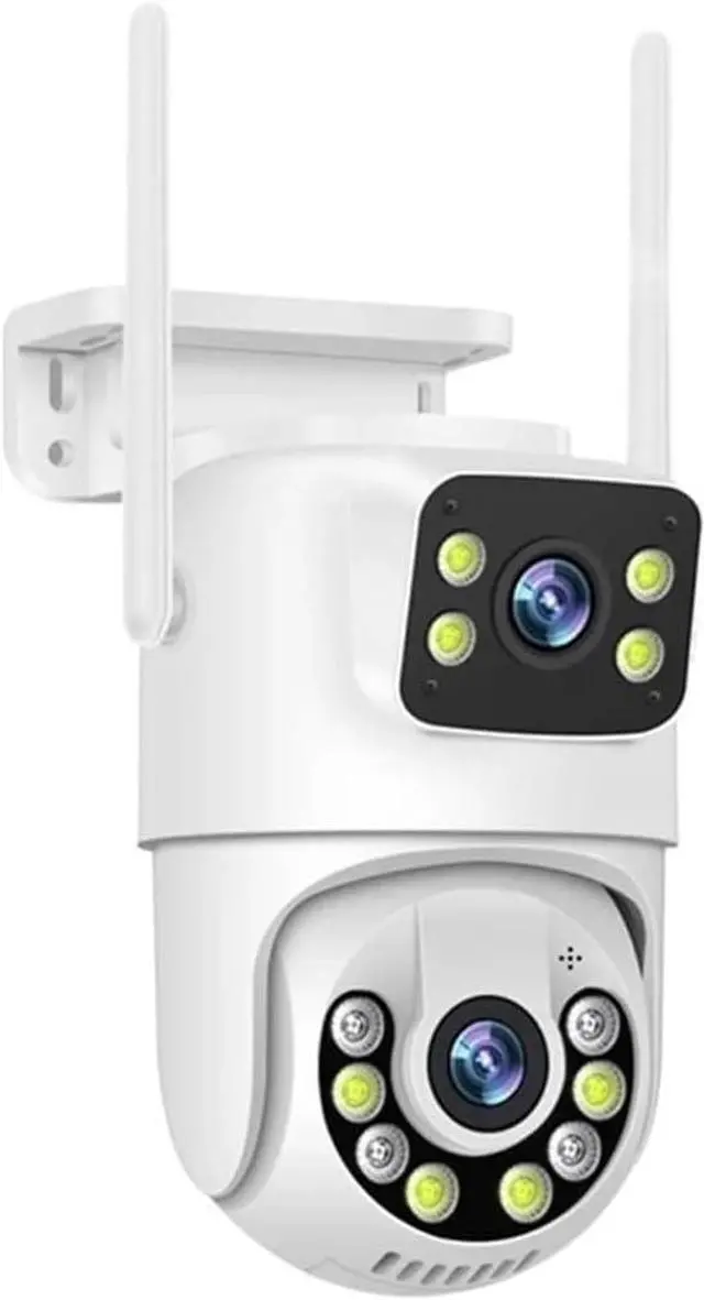 Main image of 6MP PTZ WiFi IP Camera Dual Lens with Dual Screen Two-Way Audio Auto Tracking Security Outdoor CCTV Vedio Surveillance(6MP x Adapter x32G)
