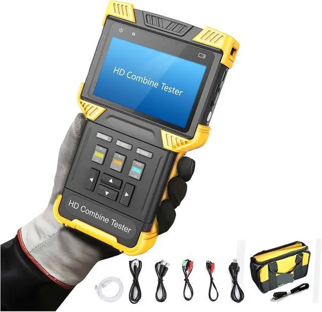 Alt view image 5 of 7 - CCTV Tester 4 Inch 4K H265 H264 IP Camera Tester CCTV Monitor PTZ Controller Highly Compatible IPC Test DT-T71 Support IP Camera
