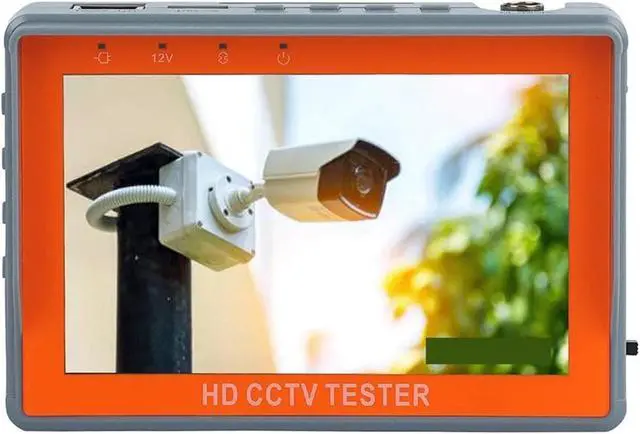 Alt view image 7 of 7 - CCTV Tester, CCTV Tester IV5 8MP 12V1A AHD TVI CVI 5'' Monitor Security PTZ Support PAL/NTSC Video Signal CVBS Testing Portable
