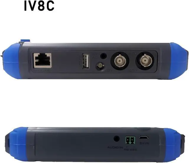 Alt view image 2 of 5 - CCTV Tester, IV8W 5 Inch CCTV Tester Monitor 8MP TVI AHD CVI CVBS Security Camera Support PTZ VGA Input(IV8C)