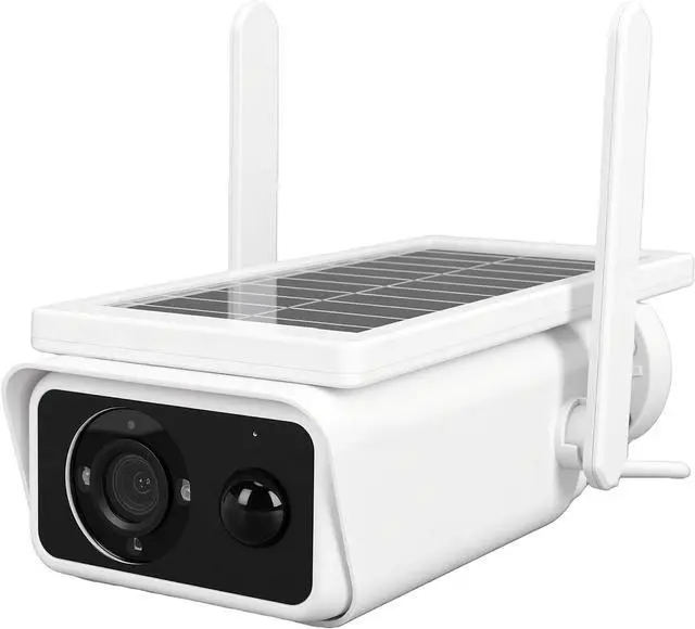 Main image of Solar Security Camera, ABS Solar WiFi Home Security Camera, 3MP 2.5K PTZ AI Human Vehicle Detection, Color Night Vision, IP66 Outdoor Monitoring for Home Yard Garage