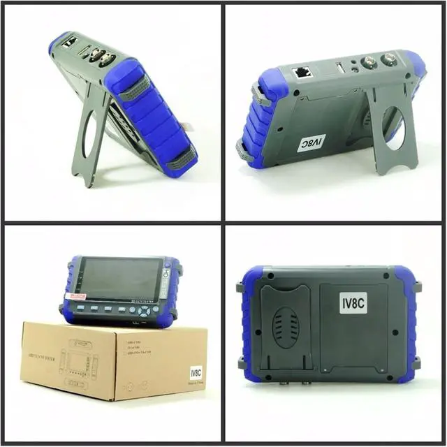 Alt view image 5 of 6 - CCTV Tester Professional CCTV Testing Tool IV8C 5 Inch TFT LCD 8MP AHD TVI 4MP CVI CVBS Camera Tester Monitor Support PTZ UTP Support IP Camera