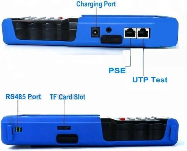 Alt view image 6 of 7 - CCTV Tester IPC Tester 5-in-1 Monitor Coaxial HD H.265 4K IP Analog CCTV AHD CVI TVI CVBS Camera PoE Power Output Support IP Camera(No Cable Tracker)