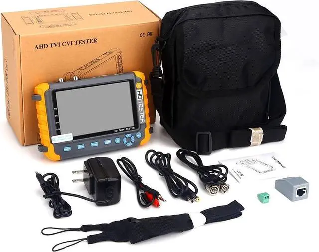 Alt view image 6 of 7 - CCTV Tester Iv8w CCTV Monitor Camere Tester RS485 PTZ Control VGA Input UTP Cable for 8MP AHD TVI CVI CVBS Cftv Analog Camera Support IP Camera