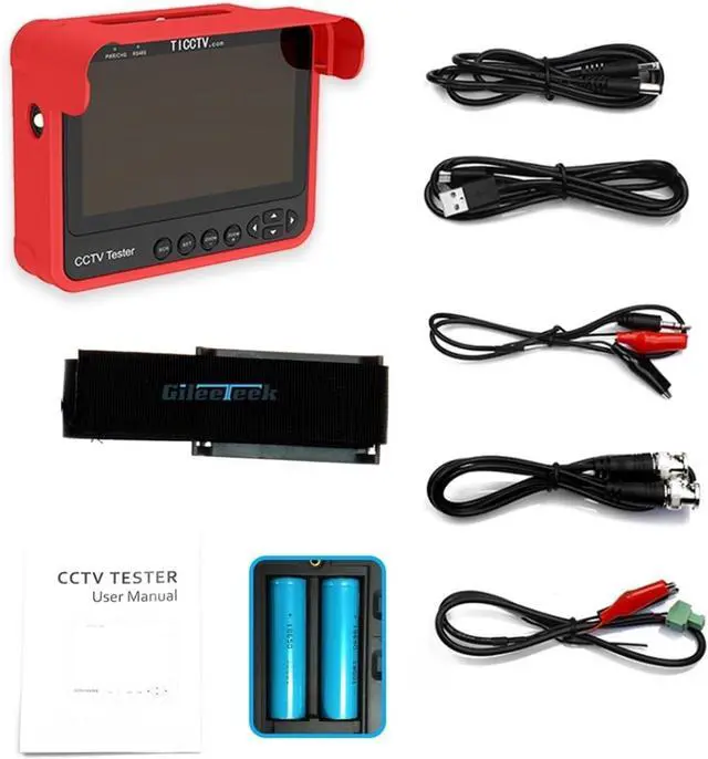 Alt view image 6 of 6 - CCTV Tester CCTV Tester 4.3 Wrist-wear Camera Portable HD Analog Support CVBS/CVI/TVI/AHD/8MP Automatic Adaptation Support IP Camera