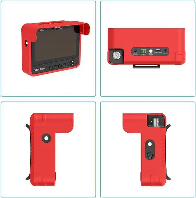 Alt view image 5 of 6 - CCTV Tester CCTV Tester 4.3 Wrist-wear Camera Portable HD Analog Support CVBS/CVI/TVI/AHD/8MP Automatic Adaptation Support IP Camera