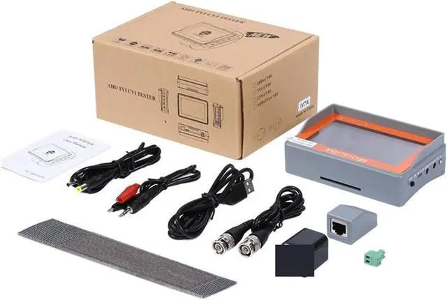 Alt view image 6 of 6 - CCTV Tester 5 Inch 8MP CCTV Camera Tester Wrist Strap Portable AHD TVI CVI CCTV Analog Video Monitor Support PTZ for Cftv Support IP Camera(IV5)