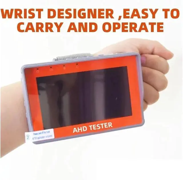 Alt view image 4 of 6 - CCTV Tester CCTV Tester Monitor 4.3Inch AHD 8MP Analog Camera Testing PTZ UTP Cable RS-485 Contorl Network Test Support IP Camera