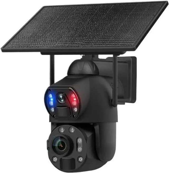 Main image of 4K 8MP 36X Zoom 4G Solar Camera Dual Lens Dual Screen Human Detect Auto Tracking Outdoor 10W Solar Panel WiFi CCTV(36X Zoom 4G 32GB)