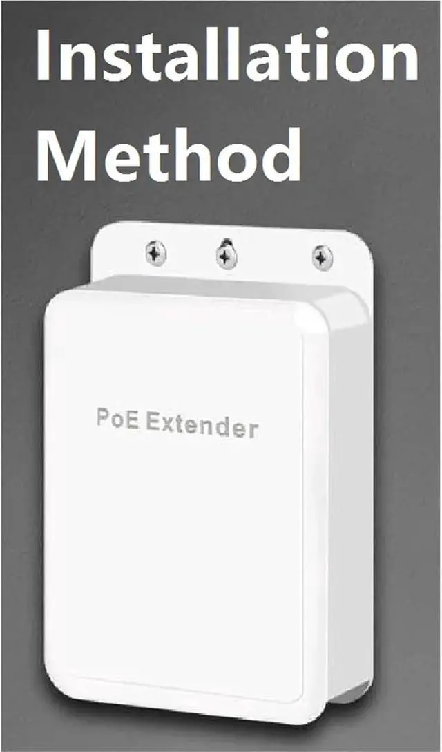 Alt view image 5 of 5 - Repeater POE 5 Port POE Extender 4 Port Repeater 100/1000Mbps Outdoor Network IP55 VLAN 44-57V(100M)