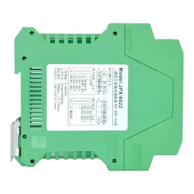Alt view image 2 of 3 - 2-Channel 485 Repeater Industrial Level with Photoelectric Isolation Protection RS485 Amplification Module 2 in 2 Out