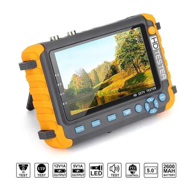 Alt view image 3 of 7 - CCTV Tester IV8W CCTV Tester 8MP ADH CVI TVI CVBS 4 in 1 Camera AHD VGA Input Power Output Testing Tool Cable Test Support IP Camera