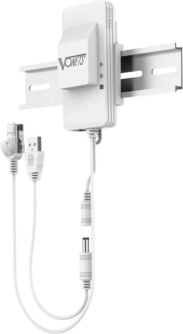 Alt view image 2 of 5 - VONETS VAP11AC 1200Mbps Dual Band WiFi Bridge