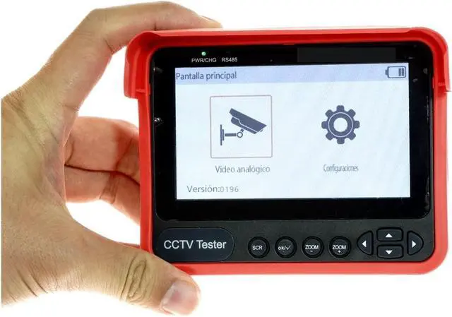 Alt view image 4 of 6 - CCTV Tester 4.3inch CCTV Tester 5MP HD Analog Support CVBS/CVI/TVI/AHD Automatic Adaptation Testing Camera Monitor PTZ Support IP Camera