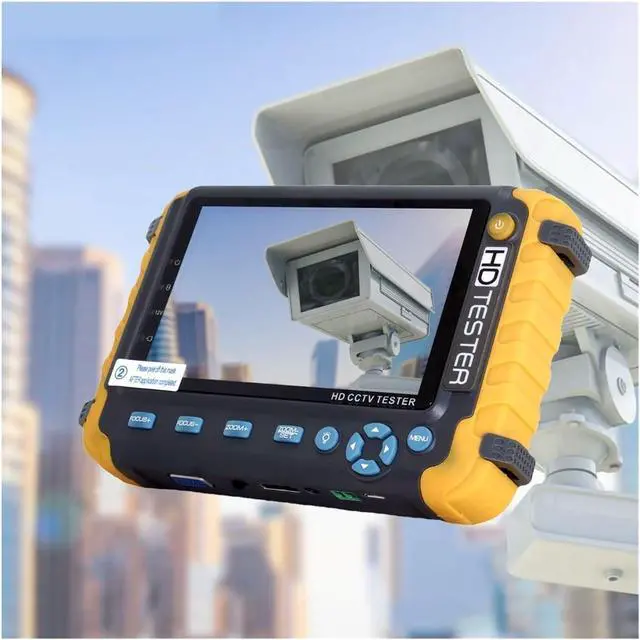 Alt view image 2 of 7 - CCTV Tester 8MP CCTV Camera Tester Monitor ADH CVI TVI CVBS 4 In1 Security Cameras HD Coaxial VGA Input Mini Support IP Camera
