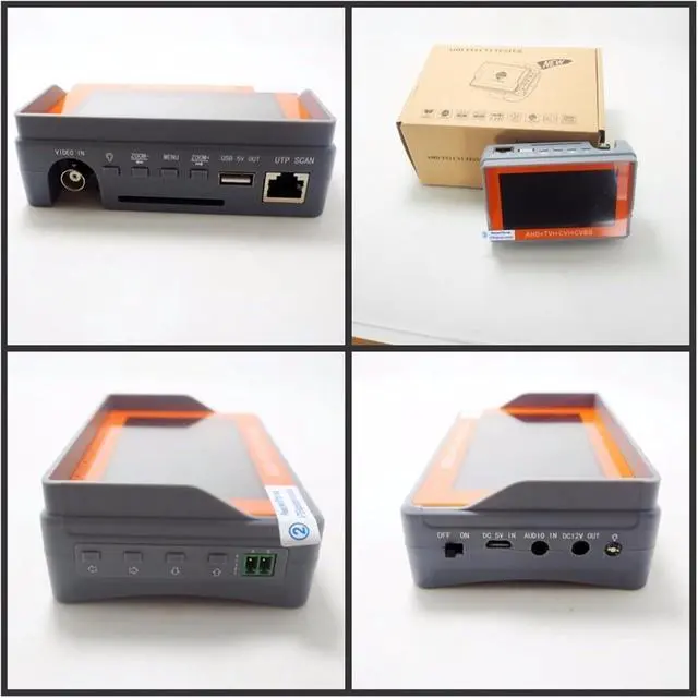 Alt view image 4 of 6 - CCTV Tester 8MP AHD TVI CVI CVBS Analog Security Camera Tester Monitor IV8C IV7W HD CCTV with PTZ UTP Cable Test Support IP Camera(IV7W)