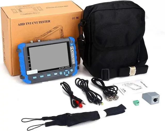 Alt view image 7 of 7 - CCTV Tester 4K Camera Tester 5 Inch CCTV Monitor 8MP AHD/CVI/TVI CVBS Analog Support IP Camera
