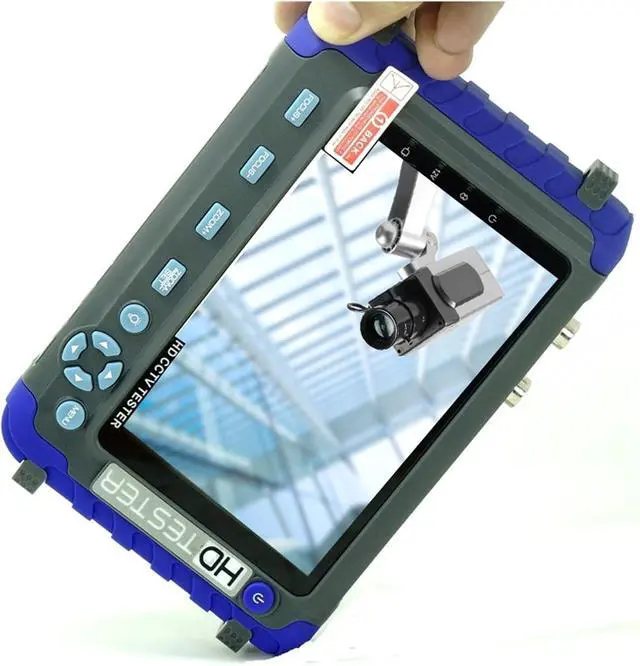 Alt view image 3 of 6 - CCTV Tester Professional CCTV Security Testing Tool IV8C 5 Inch TFT LCD 5MP AHD TVI 4MP CVI CVBS Camera Tester Monitor Support PTZ UTP Support IP Camera