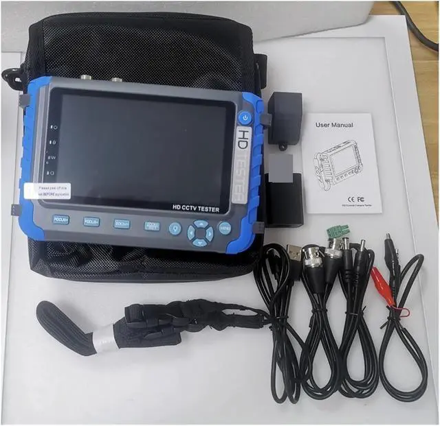 Alt view image 2 of 5 - CCTV Tester IV8W/8C/IV5 TFT LCD HD 8MP TVI AHD CVI CVBS in One CCTV Tester Analog Security Camera Monitor Wrist Design Test Tool Support IP Camera(8C no HDMI VGA)