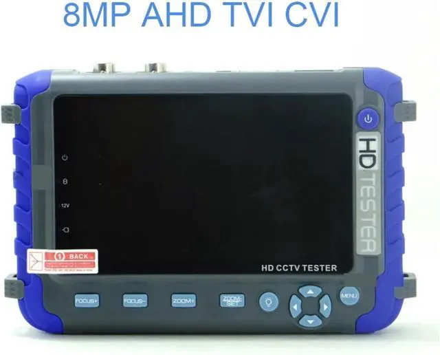 Alt view image 2 of 6 - CCTV Tester Professional CCTV Security Testing Tool IV8C 5 Inch TFT LCD 5MP AHD TVI 4MP CVI CVBS Camera Tester Monitor Support PTZ UTP Support IP Camera