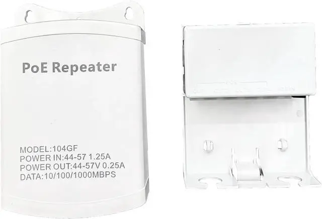 Alt view image 6 of 6 - Repeater POE 5 Port POE Extender 4 Port Repeater 1000Mbps Waterproof Outdoor Indoor Network IP55 44-57V