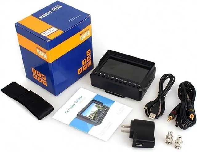 Alt view image 6 of 6 - CCTV Tester CCTV Tester 4 in 1 for AHD TVI 3.0 CVI & CVBS Analog Camera Security Video Monitor 1080P Inch LCD Support IP Camera