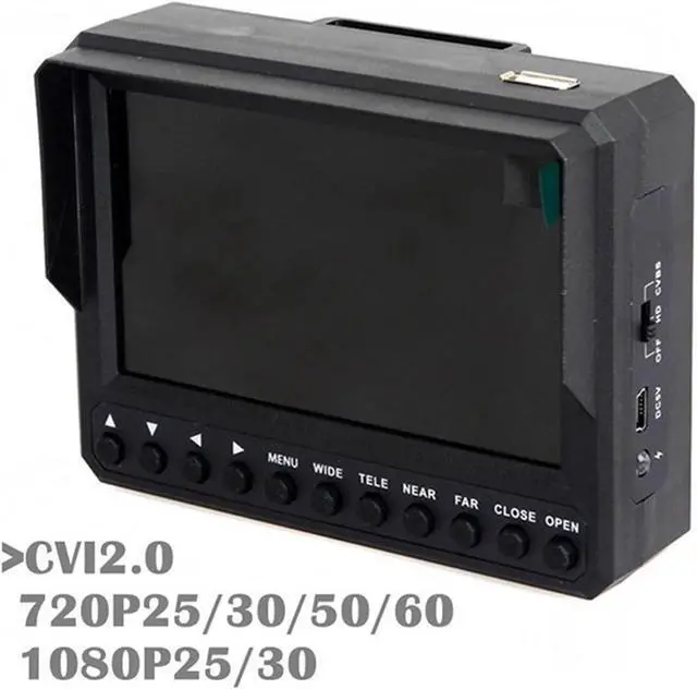 Alt view image 4 of 6 - CCTV Tester CCTV Tester 4 in 1 for AHD TVI 3.0 CVI & CVBS Analog Camera Security Video Monitor 1080P Inch LCD Support IP Camera