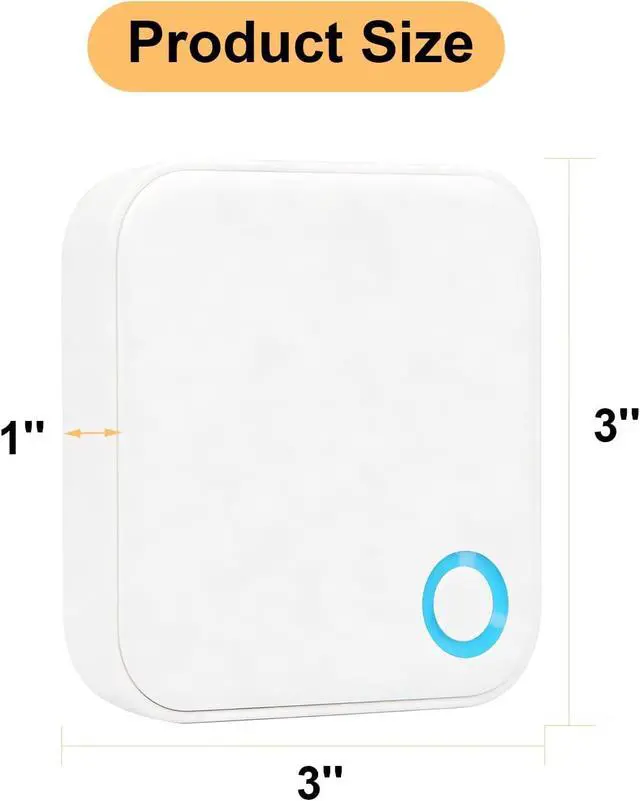 Alt view image 2 of 6 - G5 Gateway for TTLOCK Smart Door Locks, Dual Band 2.4GHz and 5GHz WiFi, Remote Access Control, Real-Time Monitoring, White