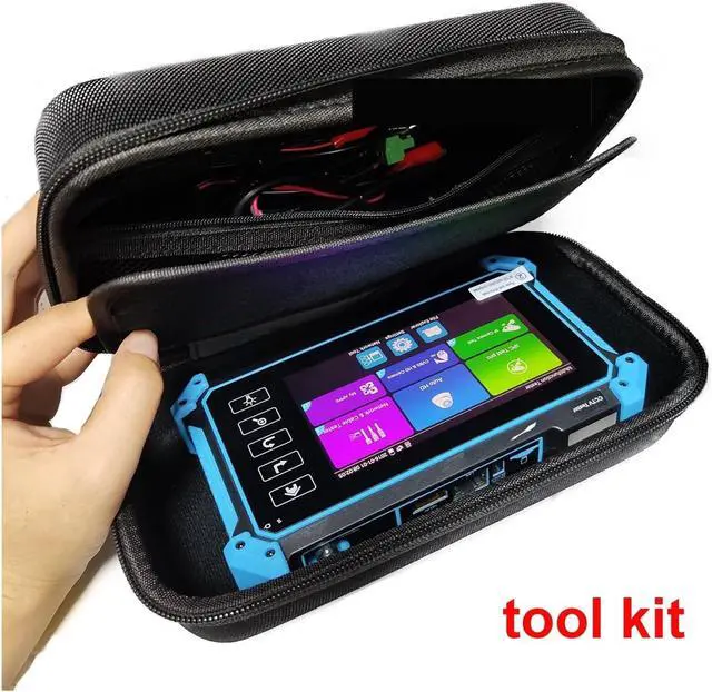 Alt view image 3 of 7 - CCTV Tester IP CCTV Tester Monitor 5 in 1 IPC5100C Plus 4K 8MP CVI TVI AHD Analog VGA Input with Cable Tracer POE Support IP Camera(IPC5200C Plus)