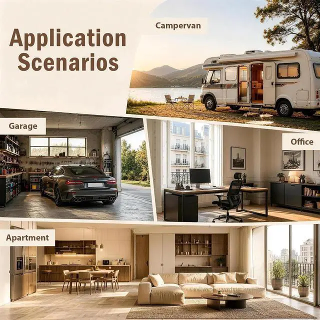 Alt view image 7 of 7 - Home Security System Wireless, Smart WiFi Alarm System DIY Kit with 120dB Siren, Door Window Sensors & Remote Control, App Alerts, Works with Alexa & Google Home, No Monthly Fee for House Apartment