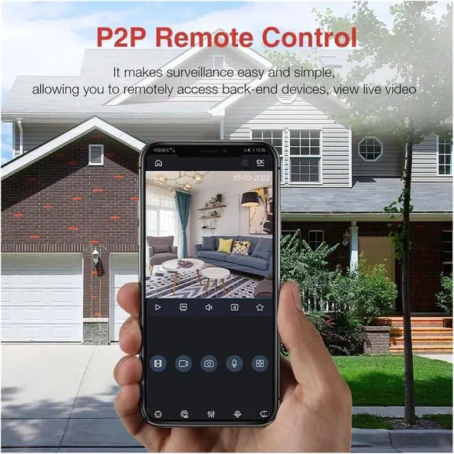 Alt view image 5 of 6 - IPC-HFW2449TL-S-PRO HFW2849TL-S-PRO 4/8MP WizColor Full Color Bullet WizSense Network Security Camera 50m Human Detection(2.8mm,4MP White Camera)