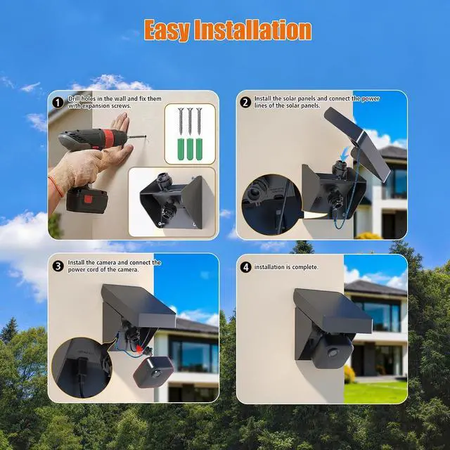 Alt view image 6 of 7 - Solar Panel for Blink Outdoor 2K+/4(4th Gen)/XT3(3rd Gen) and XT/XT2 Camera