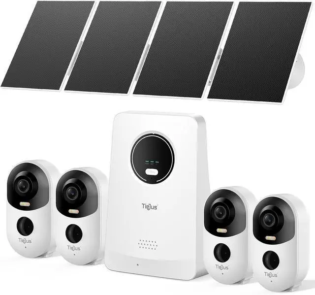 Main image of 2K Solar Security Cameras Wireless Outdoor System, No Subscription