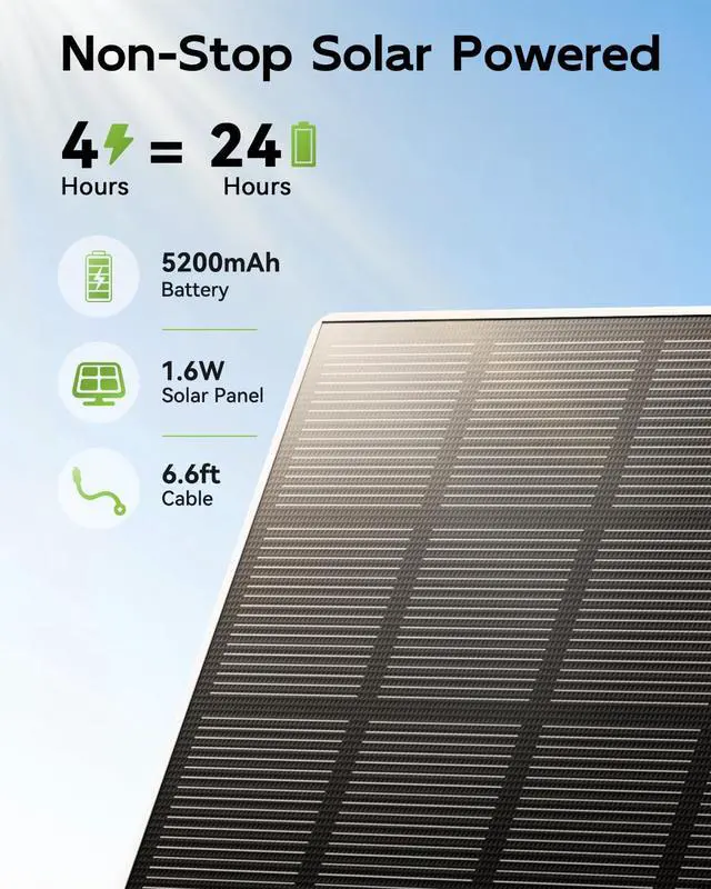 Alt view image 5 of 7 - 2K Solar Security Cameras Wireless Outdoor System, No Subscription