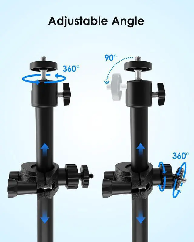 Alt view image 3 of 7 - Ground Stake Mount Stand with Solar Panel Bracket, 2 Pack Universal Camera Holder Compatible with Ring, Blink, Arlo, Eufy, Wyze, Google Nest, Simplisafe, for Outdoor Cameras & Solar Panels