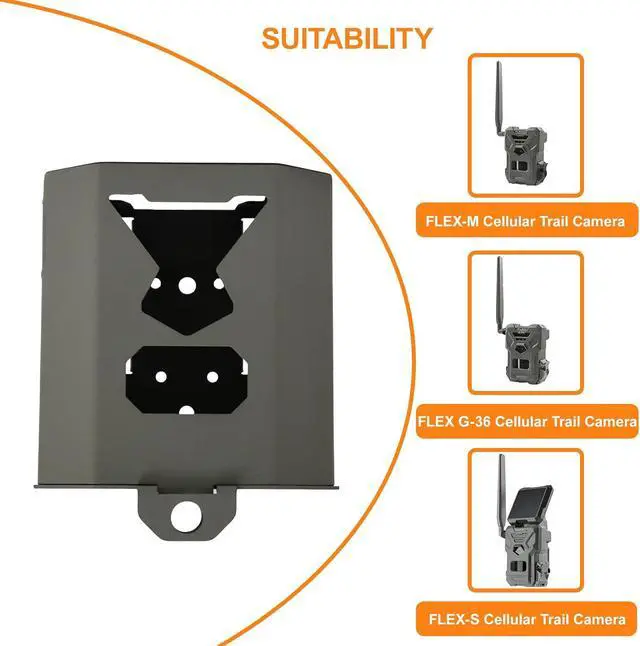 Alt view image 2 of 6 - 2-Pack Trail Camera Lock Box for Flex-M, Flex G-36 and Flex-S Cameras, Anti-Theft and Damage Resistant
