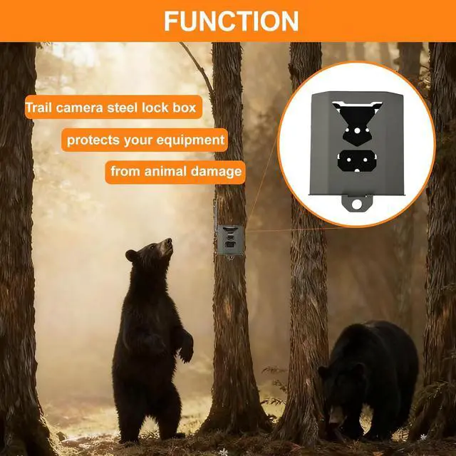 Alt view image 3 of 6 - 2-Pack Trail Camera Lock Box for Flex-M, Flex G-36 and Flex-S Cameras, Anti-Theft and Damage Resistant