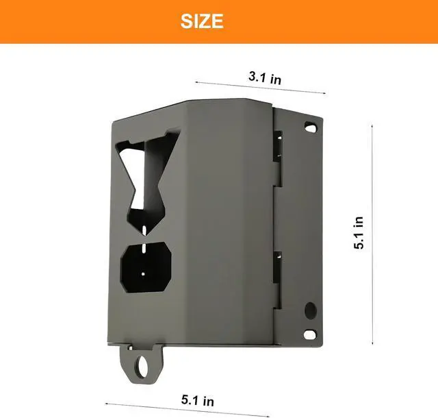 Alt view image 5 of 6 - 2-Pack Trail Camera Lock Box for Flex-M, Flex G-36 and Flex-S Cameras, Anti-Theft and Damage Resistant
