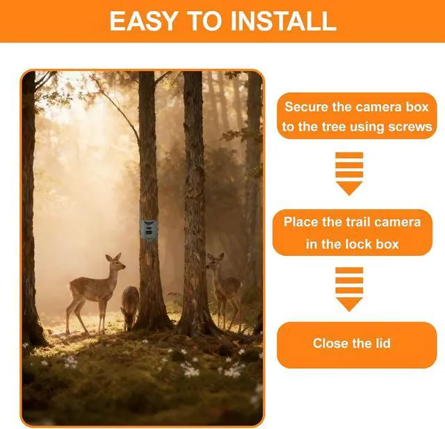Alt view image 6 of 6 - 2-Pack Trail Camera Lock Box for Flex-M, Flex G-36 and Flex-S Cameras, Anti-Theft and Damage Resistant