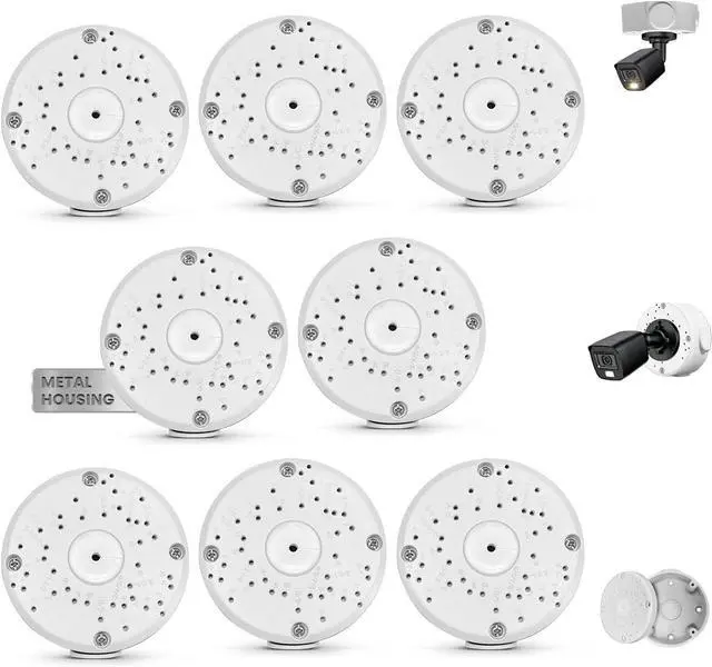 Main image of Universal Security Camera Junction Box, Metal Hide Cable Junction Box