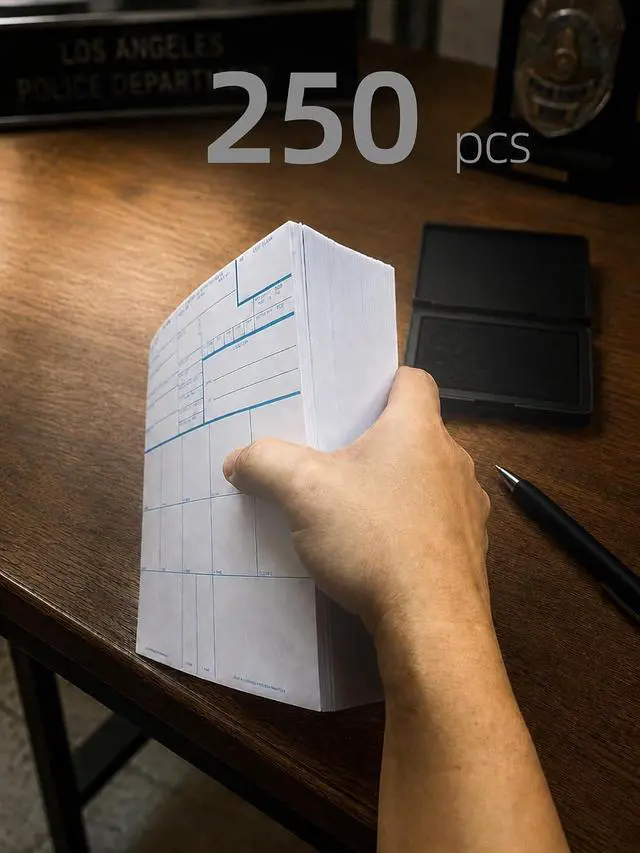 Alt view image 4 of 7 - prismite Fingerprint Cards, Heavy Weight, Applicant FD-258 (250 Pack)
