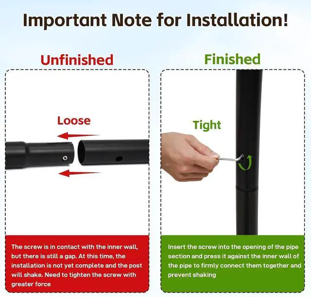 Alt view image 4 of 7 - Heavy Duty 66 Height Burial Universal Gooseneck Pedestal Post for Gate Opener Keypad, Keypad Mounting Post Compatible with Ghost Controls Mighty Mule CO-Z Wired/Wireless Keypad, Need to Assemble