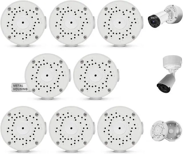 Main image of Universal Security Camera Junction Box, Metal Hide Cable Junction Boxes