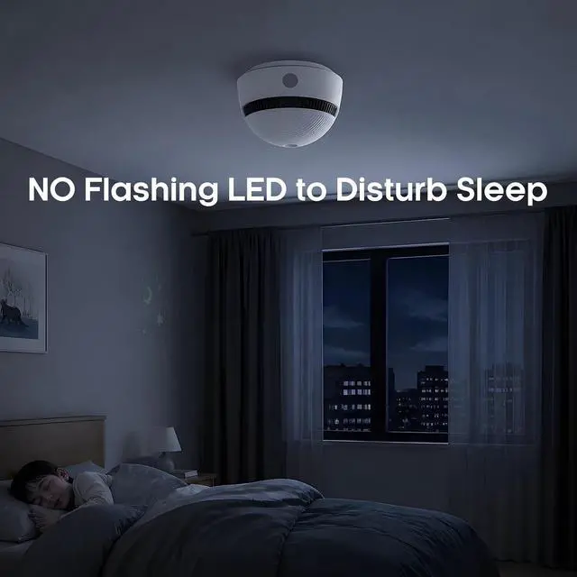 Alt view image 7 of 7 - Small Detecor for Home,Indoor Safety Alarm,10 Year Sensor,6 PCS