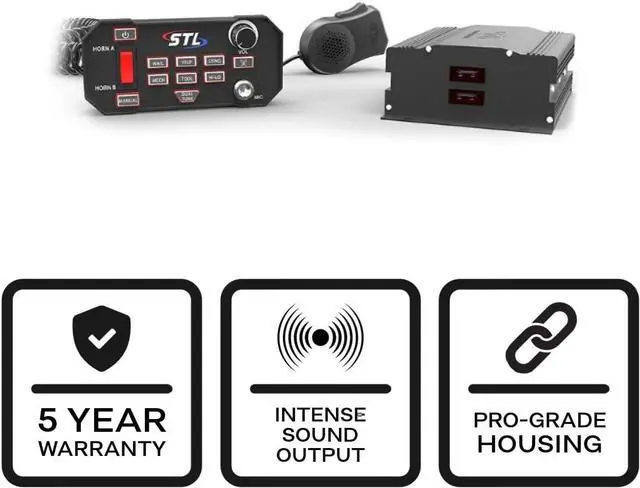 Alt view image 2 of 7 - SpeedTech Lights Boss Elite 200W Siren System with Horn and PA Mic