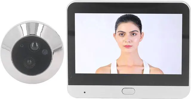 Main image of Qinlorgo Peephole Camera, HD 1080P 120 Degree Wide Angle 4.3 Inch IPS LCD Peephole Camera Wireless with 2 Way Intercom & Motion Detection Door Viewer for Apartment & Front Door