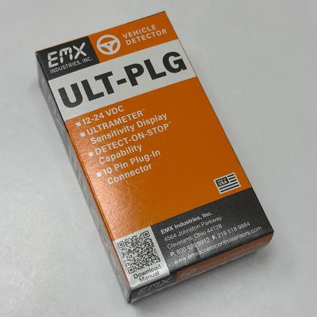 Alt view image 6 of 7 - EMX ULT-PLG Vehicle Loop Detector 12-24VDC Dual Output Detect-on-Stop