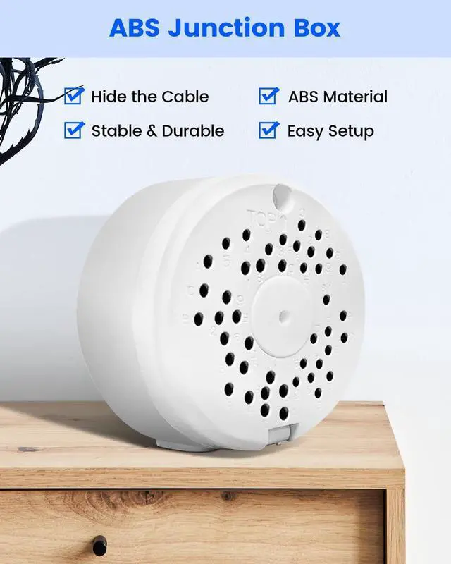 Alt view image 2 of 7 - ABS Universal Security Camera Junction Box