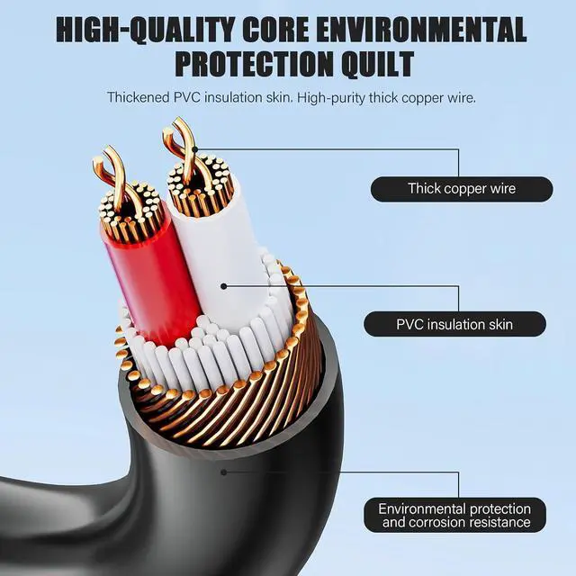 Alt view image 7 of 7 - 10-Pack 30ft DC Power Extension Cable,5.5mm x 2.1mm Extension Cord,12V DC Male to Female Power Cord for CCTV Security Camera,Power Supply,IP,Router,LED Strip